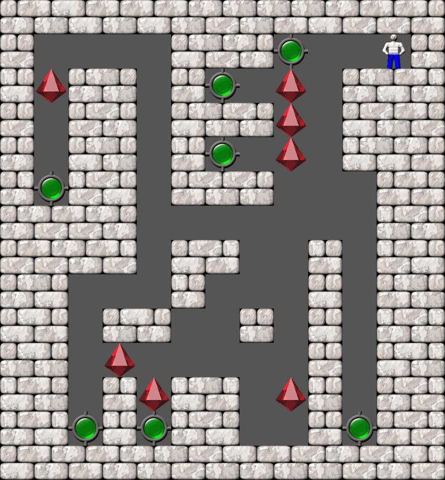Сокобан More Bugs collections уровень 646